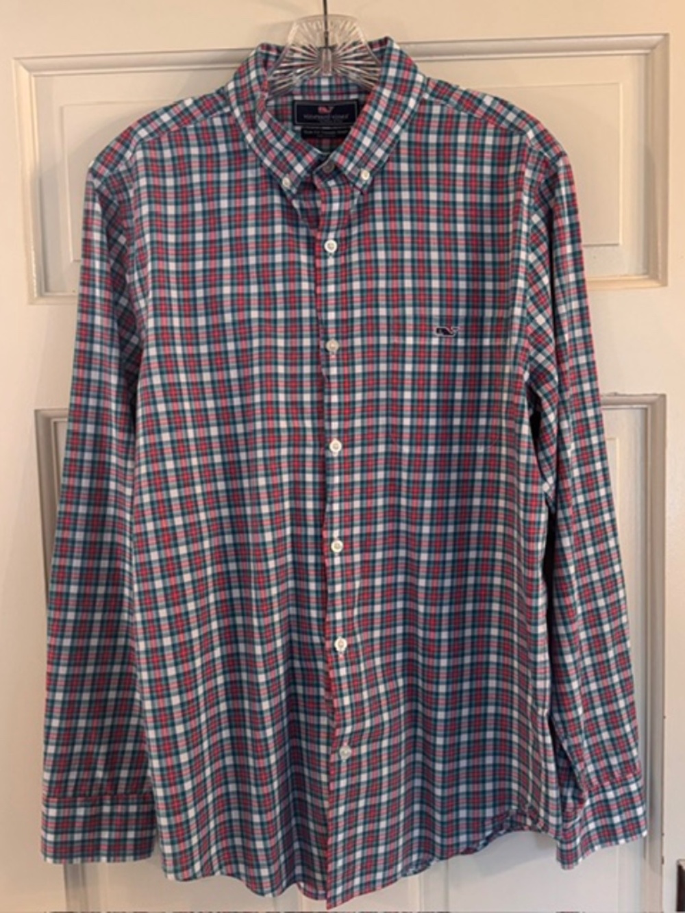 Vineyard Vines Slim Fit Tucker Holiday Plaid Shirt, M